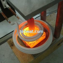 induction brazing hard alloy by customized induction coil