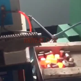 full auto feed system with induction heater for forging copper rods (2)