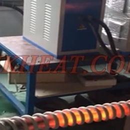 induction forging steel long rods by MF machine