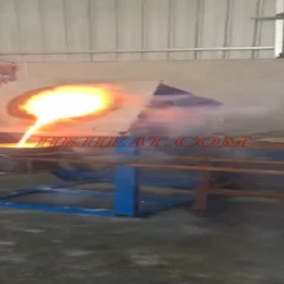 tilting furnace for induction melting gold by 80KW MF machine (3)