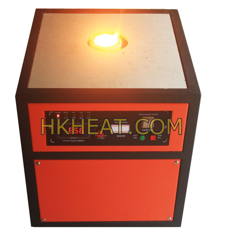 HK-15C-MF induction gold melting furnace 2