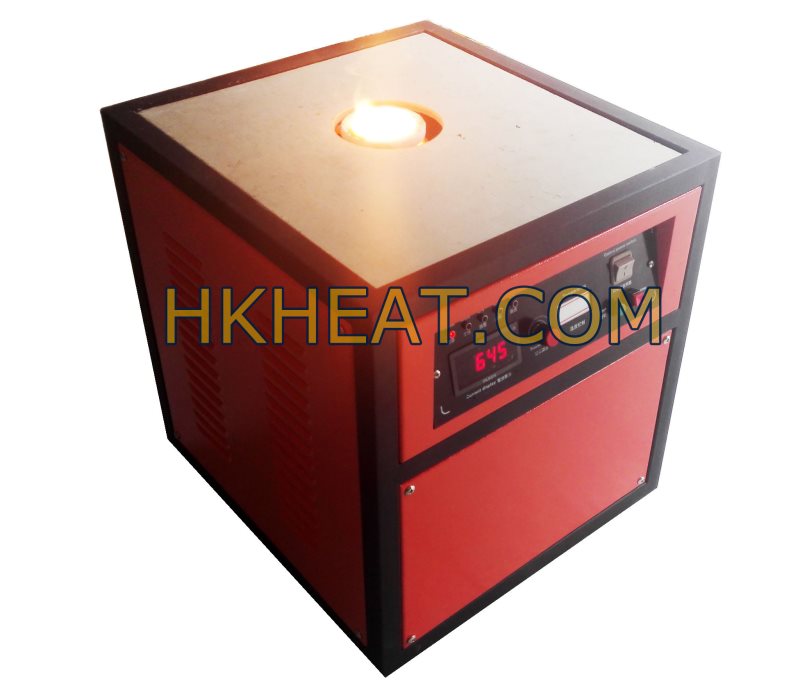 HK-15C-MF induction gold melting furnace