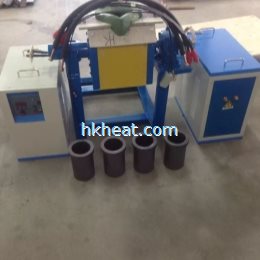 MF induction melting machine for melting copper
