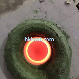 induction melting glass by special mgo crucible