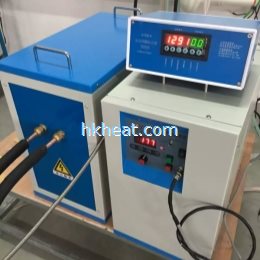 small induction tilting melting furnace with infrared temperature controller