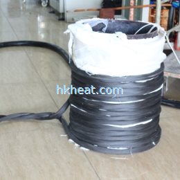 60 meters long flexible air cooled induction coil for shrink fitting works