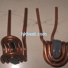 u shape induction coil with magnetic ferrite