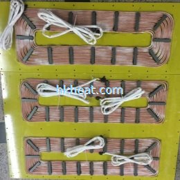 air cooled induction coil for heating steel plate