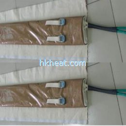 band shape induction coil for induction heating gas pipeline (400 c degree)