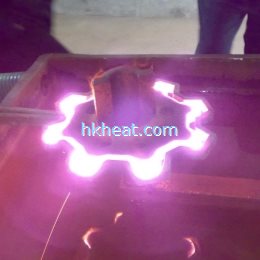 custom-build induction coil for induction hardening gear teeth