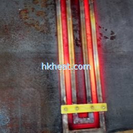 customized flat induction coils for hardening works