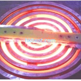 flat induction coil for steel plate