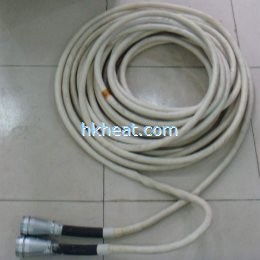 flexible air cooled connection cable for air cooled induction coil