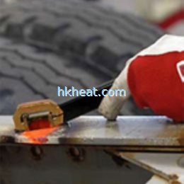 flexible induction coil for vehicle repairing