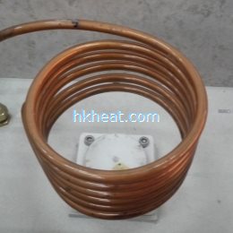helical induction coils for gold melting works