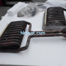 induction coils for annealing spring leaf