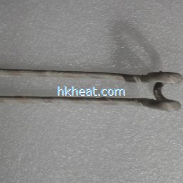 induction coils for brazing knife by uhf induction heater