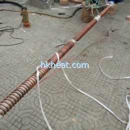 induction coils for heating 3 meter long ss steel pipe