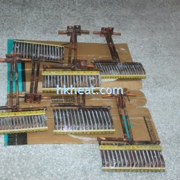 induction coils for tempering spring leaf of truck
