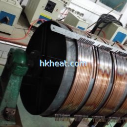 large customized induction coil for heating graphite