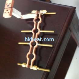 multi-heads induction coil with half-open shape