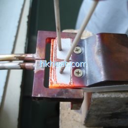 induction hard brazing to brass