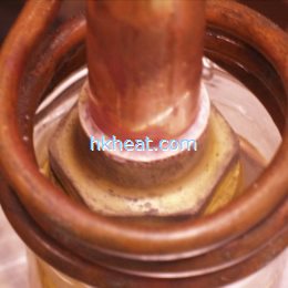 induction brazing copper tube