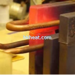 the process of soldering, brazing hdtv copper bars of the stator windings of the motor