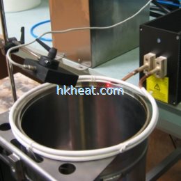 induction annealing ss-steel edge