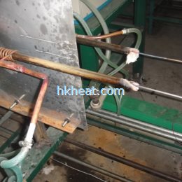 induction annealing steel wire online