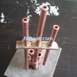 induction brass solder copper multi-pipes
