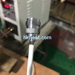 induction brazing n type cable connector