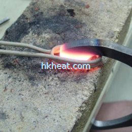 induction brazing cemented carbide (hard alloy or hard metal or kentanium)
