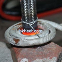 induction brazing for plane oil tube