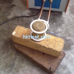 induction brazing microphone cover