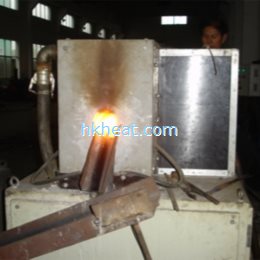 induction forging copper pipe (igbt-100kw-10-30khz ø10mm-20mm)