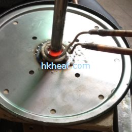 ultra-high frequency induction brazing stainless plate and pipe