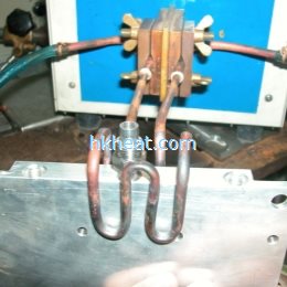 U shape induction coil for special workpiece