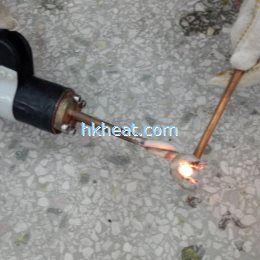 uhf handheld induction heater for brazing copper