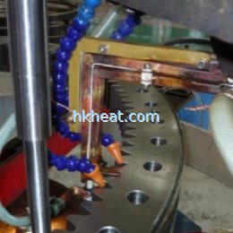 custom-design induction coil for induction hardening gear teeth