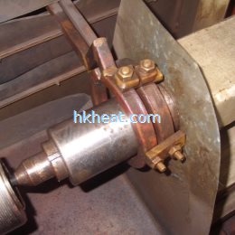 induciton hardening axle (shaft) by 60kw induction heater