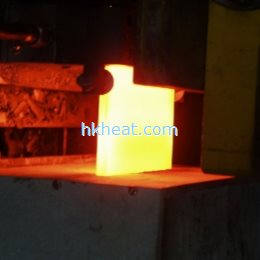 induction heating a steel slab