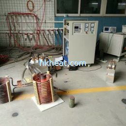 induction forging steel rods by mf induction heater