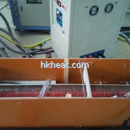 induction forging steel rods with  series connection induction coil