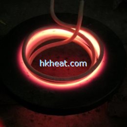 induction heat treatment for large metal internal bore
