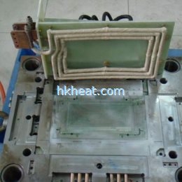 induction heating injection mold of notebook computer (laptop)