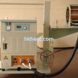 induction heating lever of crane by air cooled induction coil with homothermal status