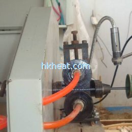 induction heating reinforcing steel bar (rebar) online