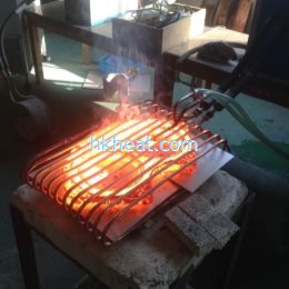 induction heating steel parts from automotive chassis