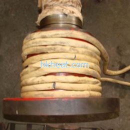 induction installation (shrink fitting) couplings for shaft collar with flexible induction coil